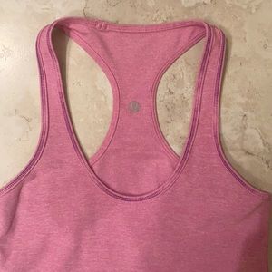 lulu lemon reversible pink tank top